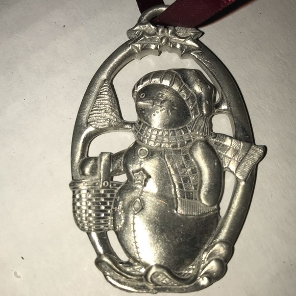 Longaberger 1999‎ Pewter Christmas Ornaments - Picture 2 of 9